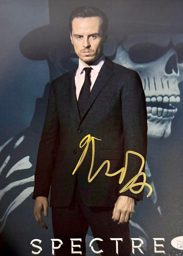 Andrew Scott Signed 8x10 Photo (James Bond) - JSA COA